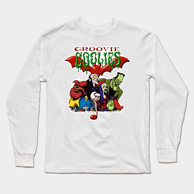 Groovie Goolies Long Sleeve T-Shirt by MonkeyKing